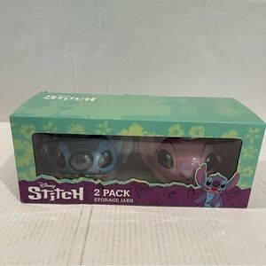 Disney Lilo & Stitch 2 Set of Jars NWT!!